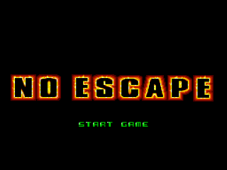 No Escape title screen for Super Nintendo